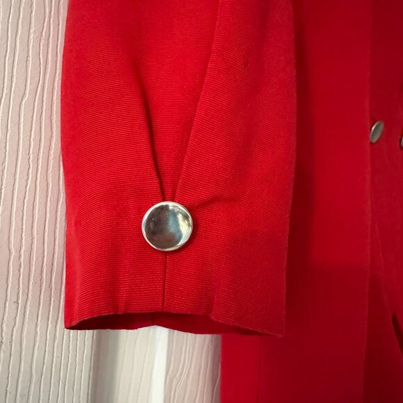 Red Blazer - perfect for Valentine's Day!  Size M - Picture 3 of 5